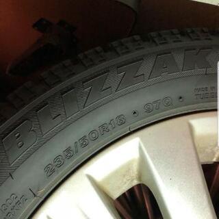 スタッドレス ブリジストン 18インチ  アルファード純正ホイールの画像