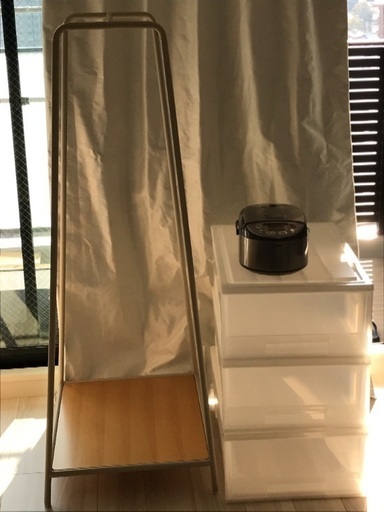 新生活応援！！ 無印良品洋服掛け\u0026収納Box \u0026タイガー炊飯器三合炊き☆