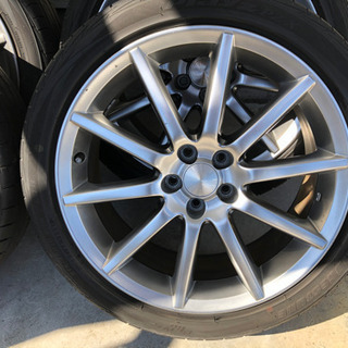 BM BRレガシィ　純正ホイール 18インチ レガシィ純正18インチスタッドレスセットです。 タイヤサイズを変更