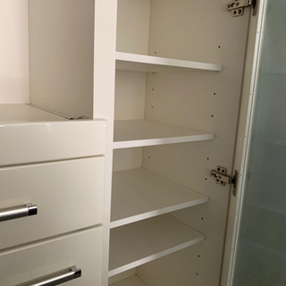 レンジ台　収納棚の画像