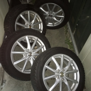 必見‼️ユーロスピード  スパイダーホイール  スタッドレスタイヤ付きの画像