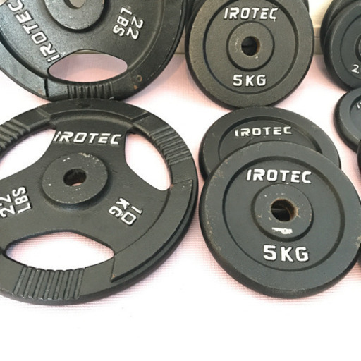 IROTEC（アイロテック）バーベル ダンベル セット 100KG セット（アイアン）