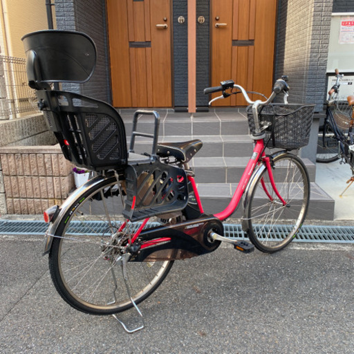 簡易整備済み❣️電動アシスト自転車 子供乗せ 通学 通勤 買い物 使い方自由〜