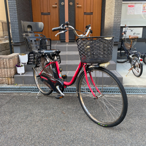 簡易整備済み❣️電動アシスト自転車 子供乗せ 通学 通勤 買い物 使い方自由〜