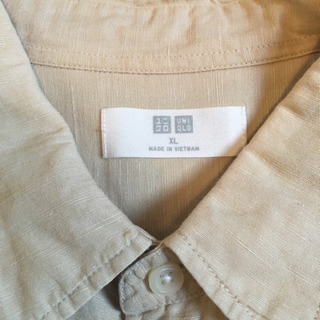 ユニクロ　半袖シャツリネン2枚セットの画像