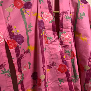 【美品】浴衣 フリーサイズ ピンクの画像