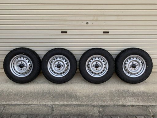 【商談中】ダイハツハイゼットトラック純正ホイール&タイヤ4本セット