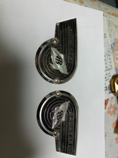 旧車カワサキW1 エンブレム　セット　断捨離1