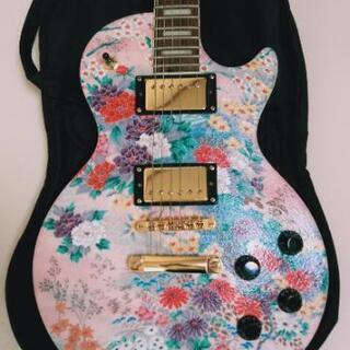 【一点物】着物生地 エレキギター レスポールタイプの画像
