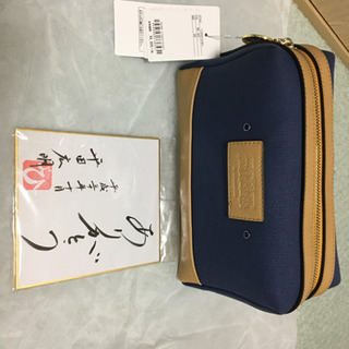 サンジ役声優平田広明サイン付き　サマンサ &シュエット ワンピース サンジ ポーチ