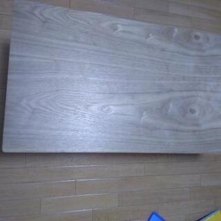 木製４脚ローテーブル・折り畳み可の画像