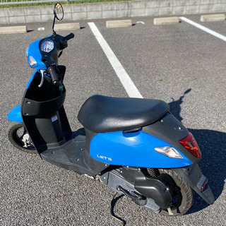 【お取引中】関東なら格安配送！スズキ レッツ4 結構きれいな車体　実動、書類あり。の画像