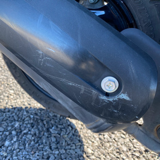 【お取引中】関東なら格安配送！スズキ レッツ4 結構きれいな車体　実動、書類あり。の画像