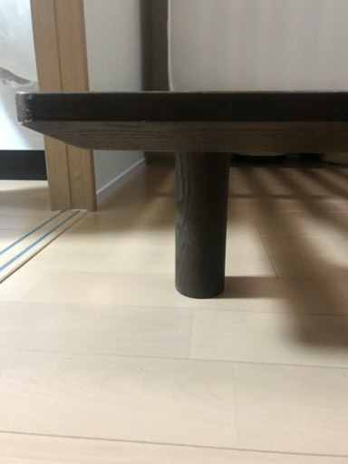 無印のダブルベッド、ベッドボード