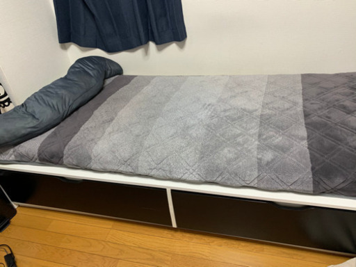 IKEA 収納付きベッド（スノコ付き）マットレスもお付けします！