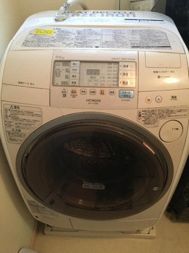 ドラム式乾燥洗濯機　日立　風アイロン　DB V3300 L ジャンク品