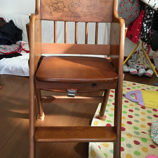 山崎木工　ミッフィー　子供椅子　子供食事
