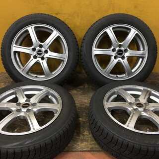 【BS BLIZZAK VRX 175/60R16】スタッドレス 4本【BS BALMINUM 社外 16インチ 6J5HPCD100+42】120系ラクティス等　(TD286) クレジットカード QR決済可能