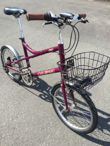 ルイガノ　MV1  ミニベロ　小径車　スポーツ自転車　通勤通学　ライト付き