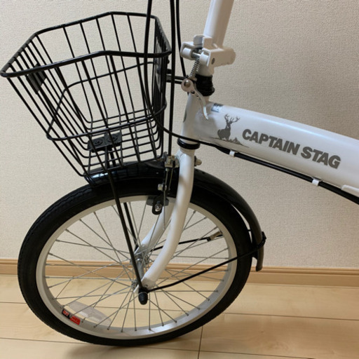 キャプテンスタッグ　20インチ　折り畳み自転車　6段変速
