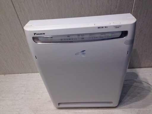 ★1517★DAIKIN　ダイキン　空気清浄機　MC75MK-W　プリーツフィルター新品付　2012年製　花粉　ハウスダスト　インフルエンザ　動作OK