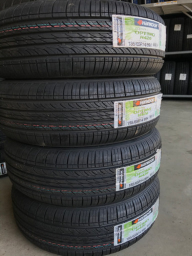 工賃込み★185/65R14 新品　タイヤ４本　2018年製