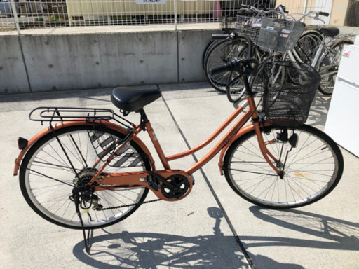 6段変速 自転車 26インチ シティサイクル