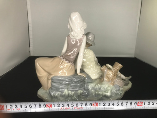 【愛品倶楽部柏店】LLADRO リヤドロ　読書の時間　フィギュリン　廃盤品