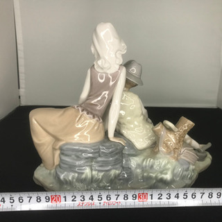 【愛品倶楽部柏店】LLADRO リヤドロ　読書の時間　フィギュリン　廃盤品の画像