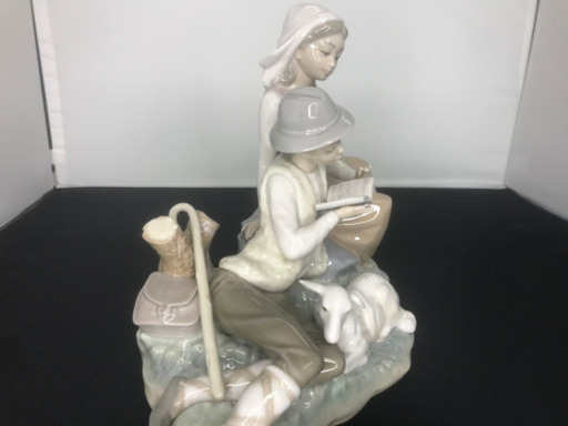 【愛品倶楽部柏店】LLADRO リヤドロ　読書の時間　フィギュリン　廃盤品