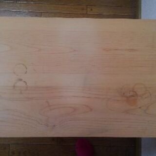 【値下げ】手作り中古　総桧(ひのき)八足台　八足案の画像