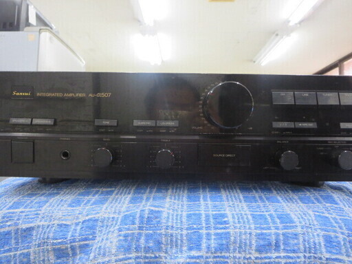 SANSUI　AU－α507　プリメイアンプ黒　中古動作品　不具合あり