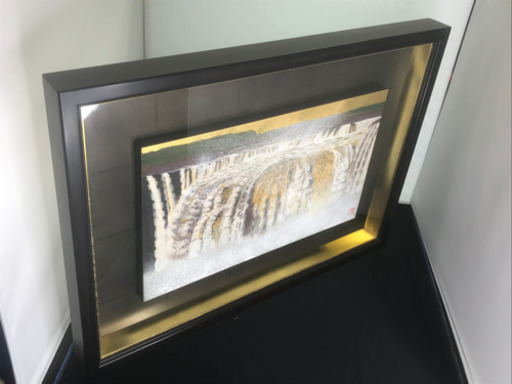 【店舗同時販売中｜値下げしました！】額装絵画　柳沢正人　イグアスフォールズ　悪魔ののど笛　専用箱付　問合わせ番号：112-041585-002【店頭ご来店購入限定】