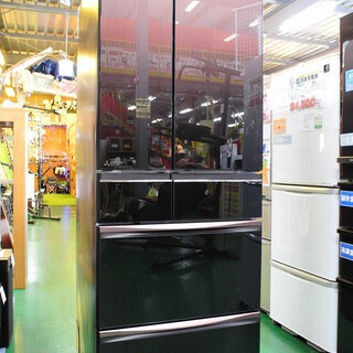 MITSUBISHI 三菱冷凍冷蔵庫 MR-MX57D-ZT形 2018年製 店舗同時販売中)2018年製 三菱 MR-MX57D-ZT 6ドア冷蔵庫。