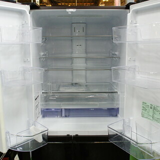 MITSUBISHI 三菱冷凍冷蔵庫 MR-MX57D-ZT形 2018年製 店舗同時販売中)2018年製 三菱 MR-MX57D-ZT 6ドア冷蔵庫。