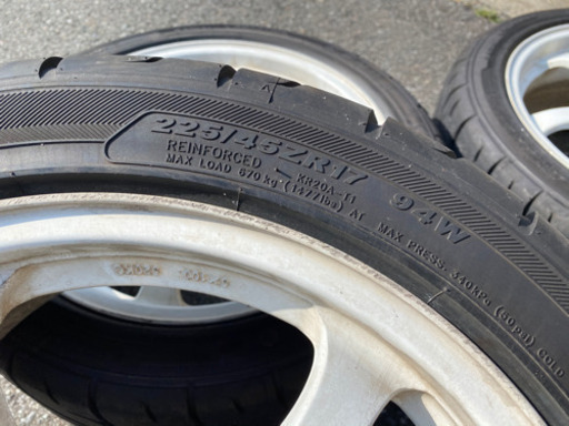 タイヤ・ホイール4本セット【KENDA KR20A  225/45/R17】