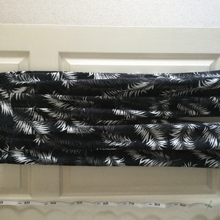 ストレッチ素材リラックスパンツ、ボタニカル柄、ウエストゴムuse...