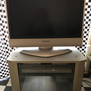 パナソニックVIERA 26型TV台付きセット（※DVDレコーダ...