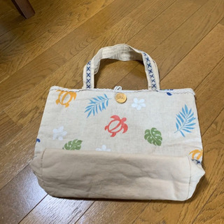 ハワイ風　トートバッグの画像