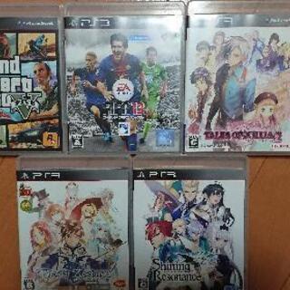 PS3 500GB本体 +ソフト5本の画像