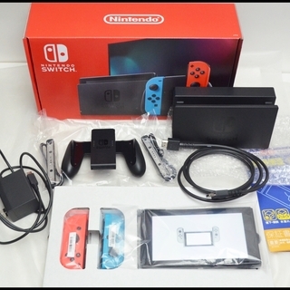 中古美品 新型 ニンテンドースイッチ ネオン カラー 2019年版 Nintendo Switch
