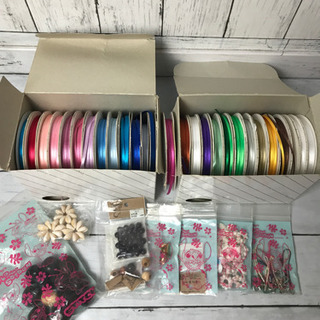 (お譲り先決まりました♡)サテンリボン.リボンレイ.ククイナッツ...