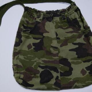 ハンドメイド　迷彩ショルダーバッグ