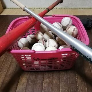 硬式練習球、マスコットバット1000g、ノックバット金属（佐賀の...