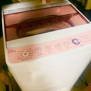 【3/20・22引取りに来ていただける方限定】ピンク色の洗濯機