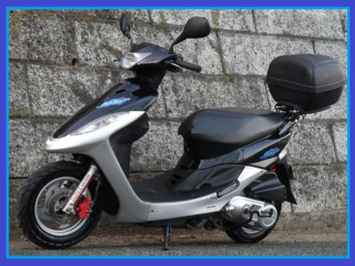 【御成約有難う御座いました】☆MAX85km!消耗品OK!空冷4スト綺麗絶好調キムコカーロ100 低走行15439km!空冷４ストの割にはやたらと早いメットインスクーターです！