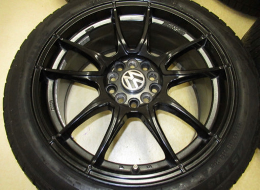 MOTEC 8J-18インチ off+48 pcd112・120/5H(マルチ) PIRELLI ICE ASIMMETRICO 22