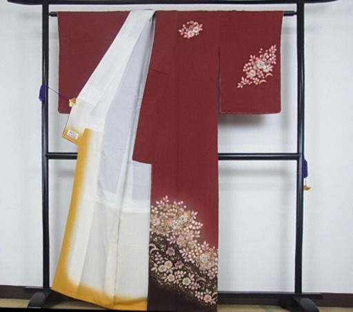 正絹・辻ヶ花訪問着・長襦袢セット（帯は含みません）