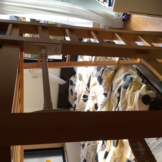 お値下げ！木製ロフトベッド　ハイベッド　頑丈の画像