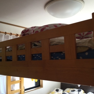 お値下げ！木製ロフトベッド　ハイベッド　頑丈の画像